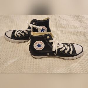 Leather Converse High Tops Size 4.5 Mens, 6.5 Womens